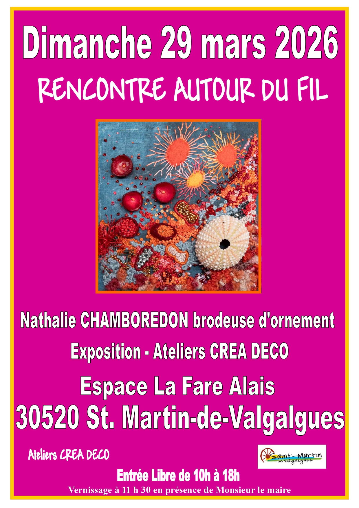 Rencontres autour du fil St Martin de Valgagues